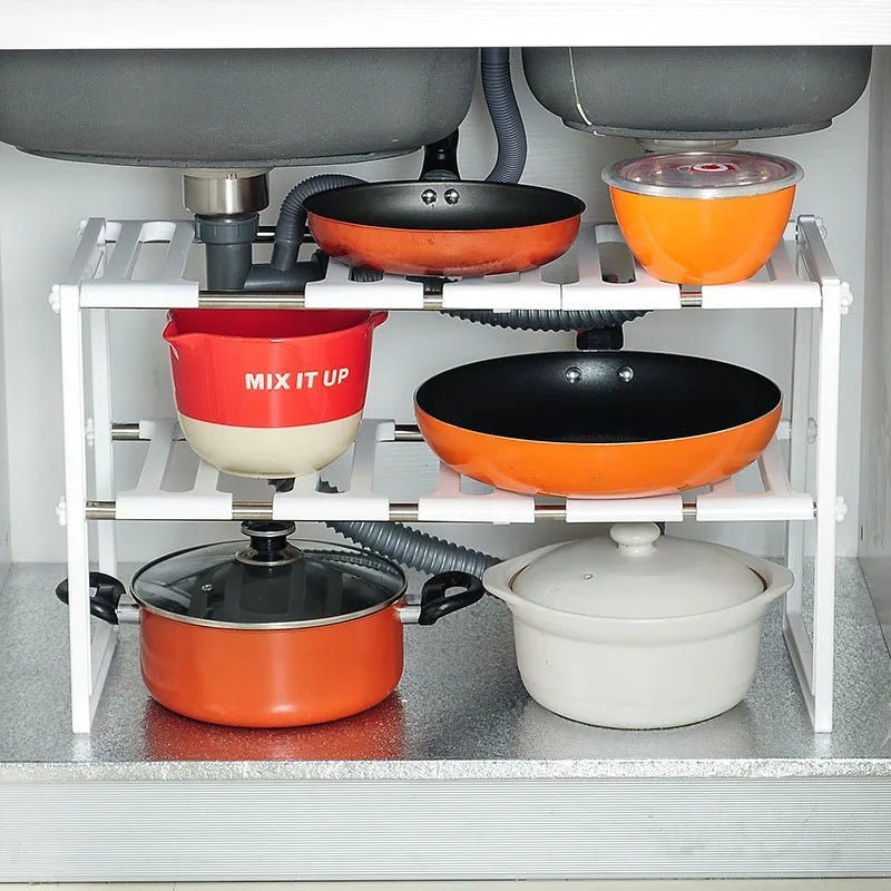 étagère-cuisine-retractable-sous-évier