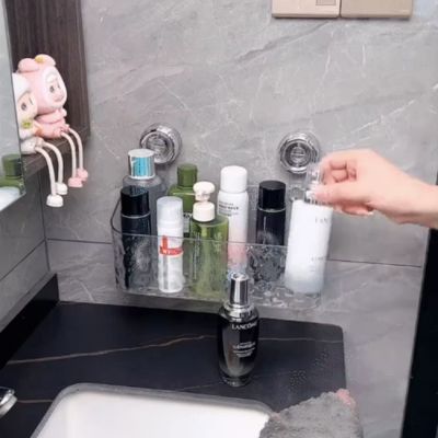 etagere murale salle de bain a ventouse