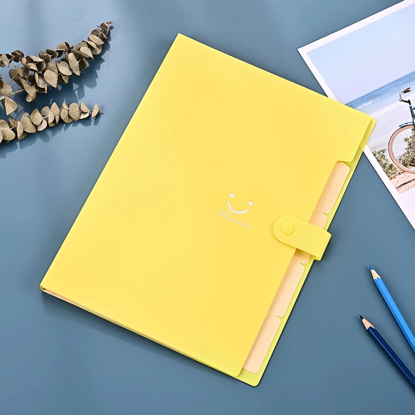 range-document-pochette-chemise-jaune