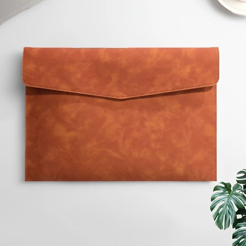 range-documents-pochette-marron