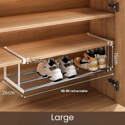 Rangement chaussures placard rétractable