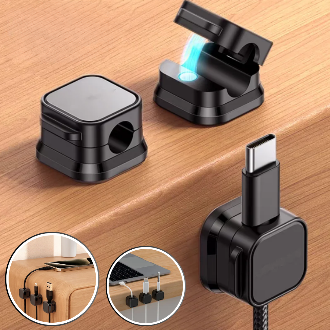 Magnetic-Cable™ | Clips magnetiques pour câbles