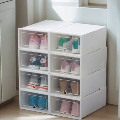 etagere-chaussure-boite-transparente-empilable