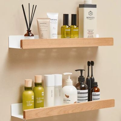 etagere-murale-salle-de-bain-bois