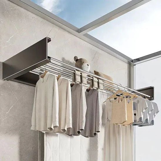 étendoir-à-linge-mural-dépliable