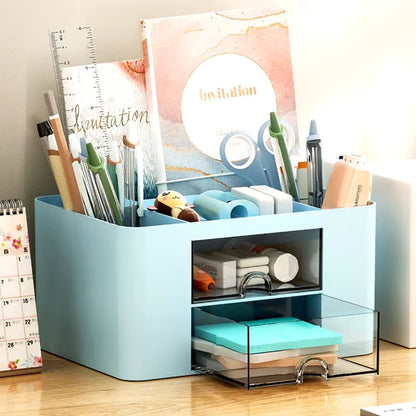 organisateur-de-bureau-bleu