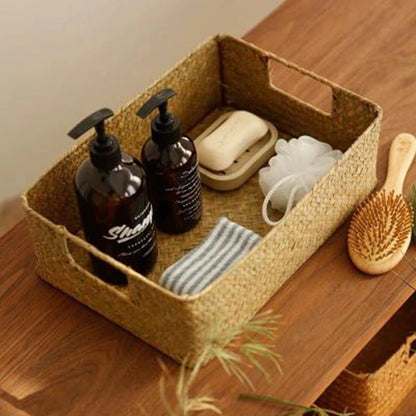 Panier osier rangement tissé