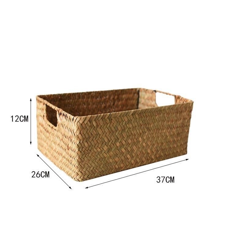 Panier osier rangement tissé