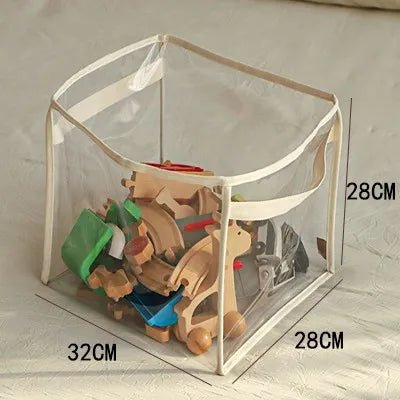 Panier rangement transparent pour jouets