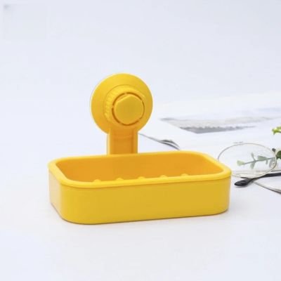 porte-savon-ventouse-jaune