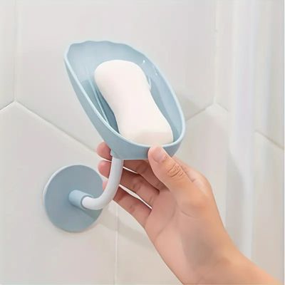 porte-savon-ventouse-bleu
