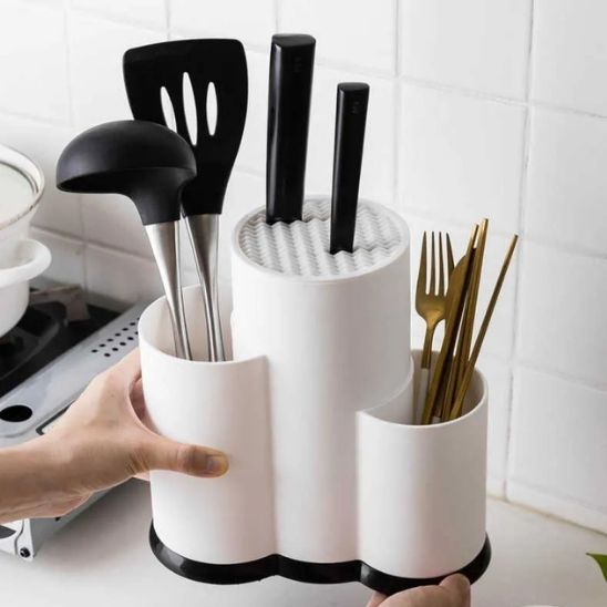 rangement-à-couverts-triple-pot