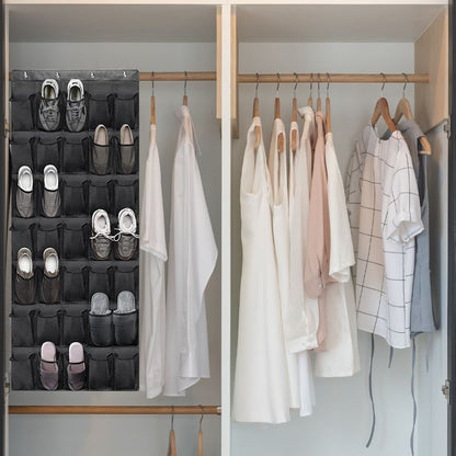 Rangement chaussures dans placard 35 poches
