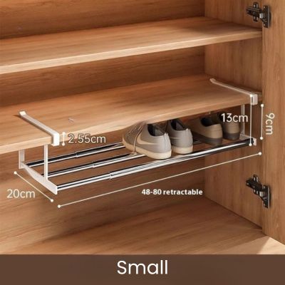 Rangement chaussures placard rétractable